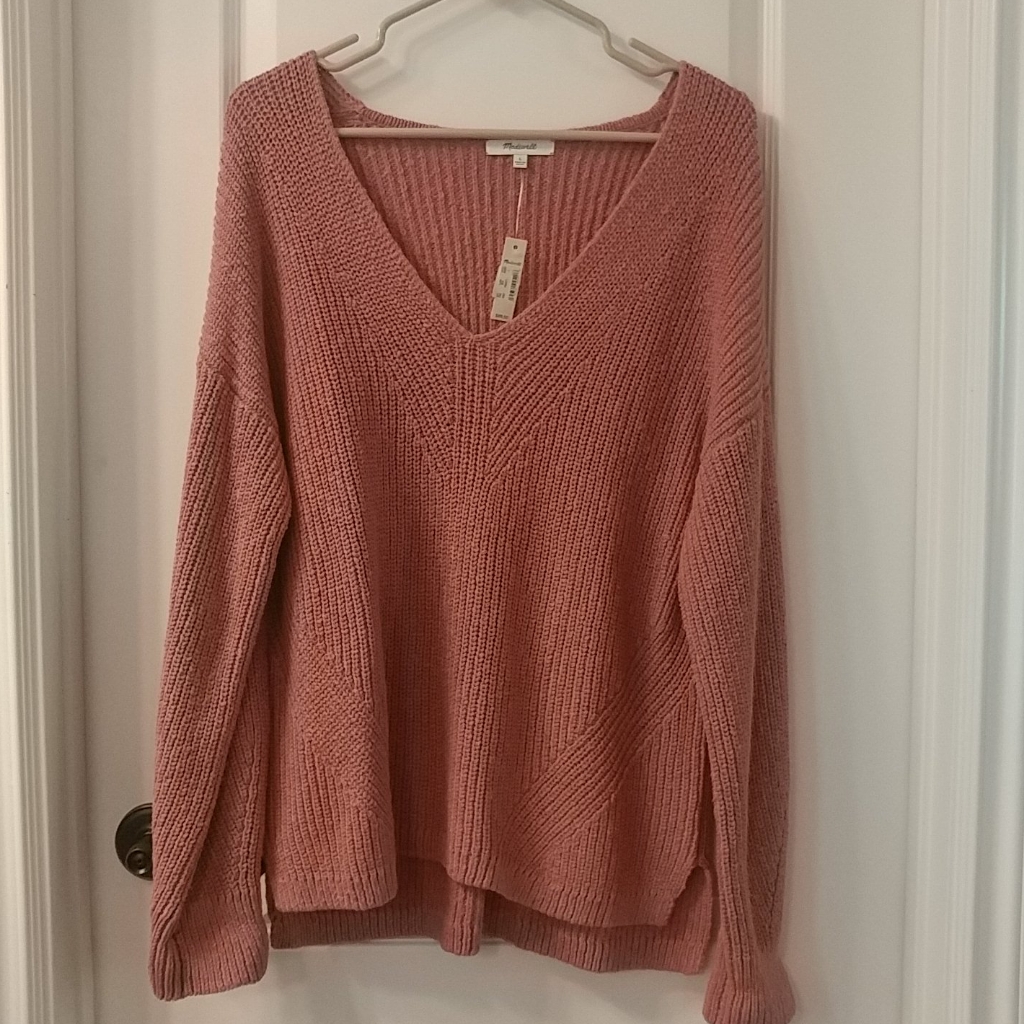 Nwt Madewell Blush Sweater
